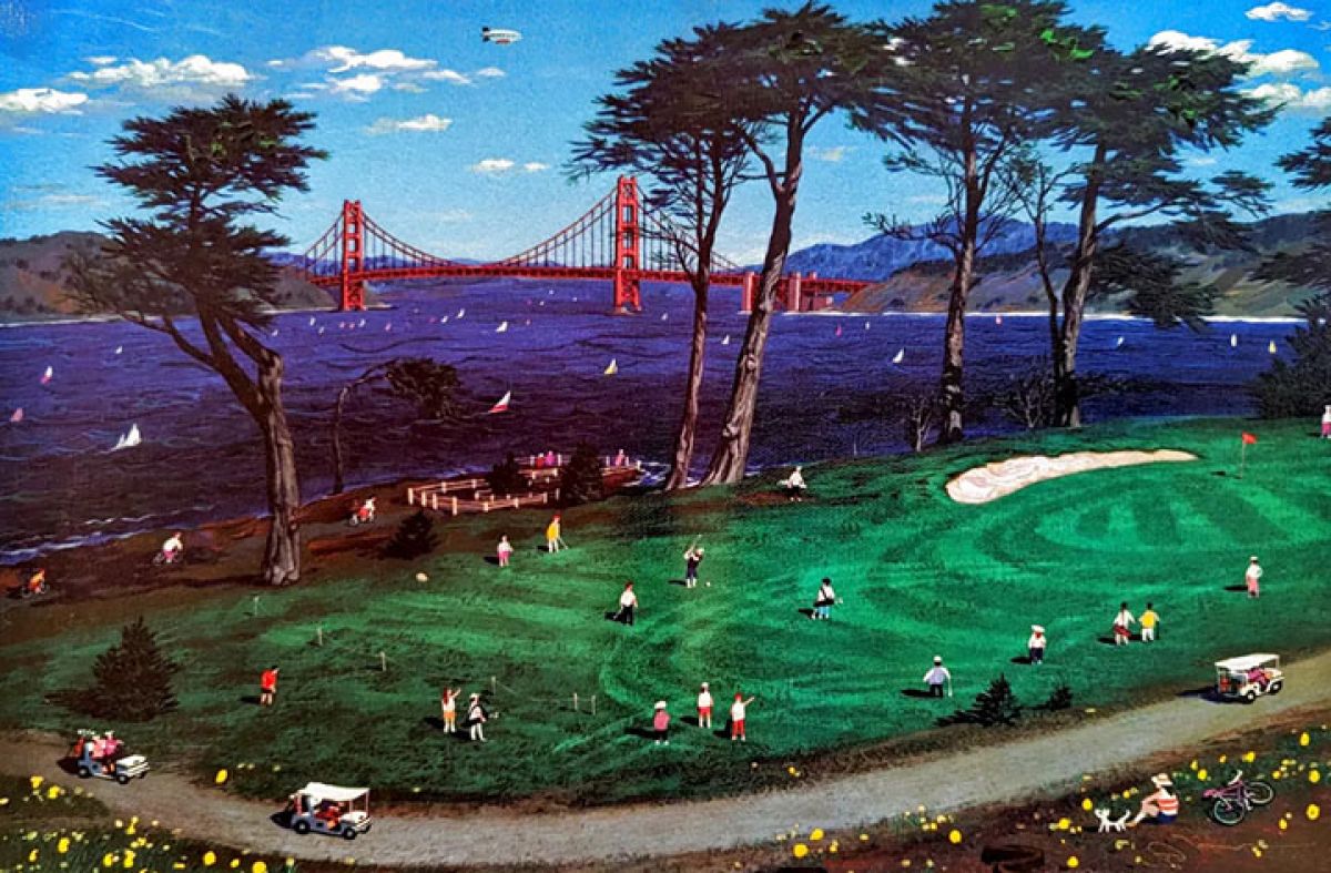 Alexander Chen - San Francisco Lincoln Rose - Limited Edition Offset Lithograph