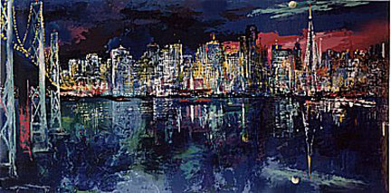 Leroy Neiman - San Francisco by Night - Limited Edition Serigraph