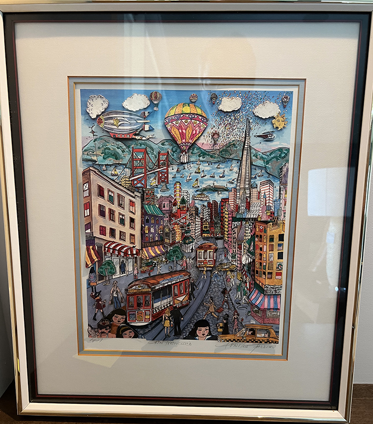 Charles Fazzino - San Francisco - 3-D Limited Edition Serigraph