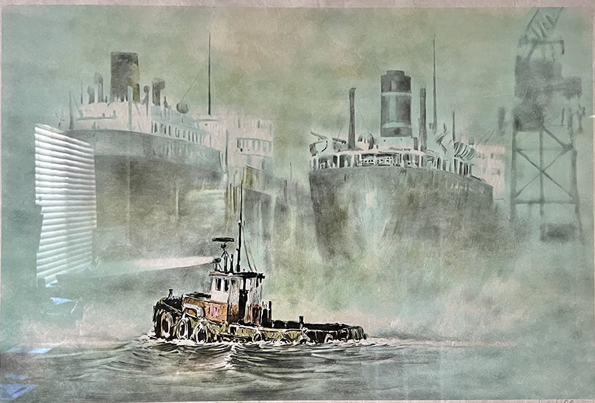 John Kelly - San Pedro - Limited Edition Lithograph