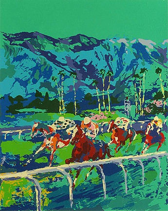 Leroy Neiman - Santa Anita - Limited Edition Serigraph