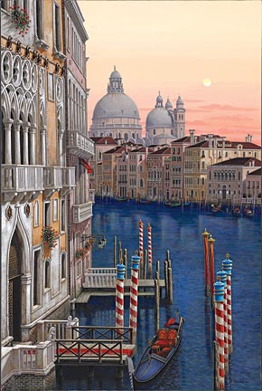 Liudmila Kondakova - Santa Maria Della Salute - Limited Edition Serigraph on Canvas