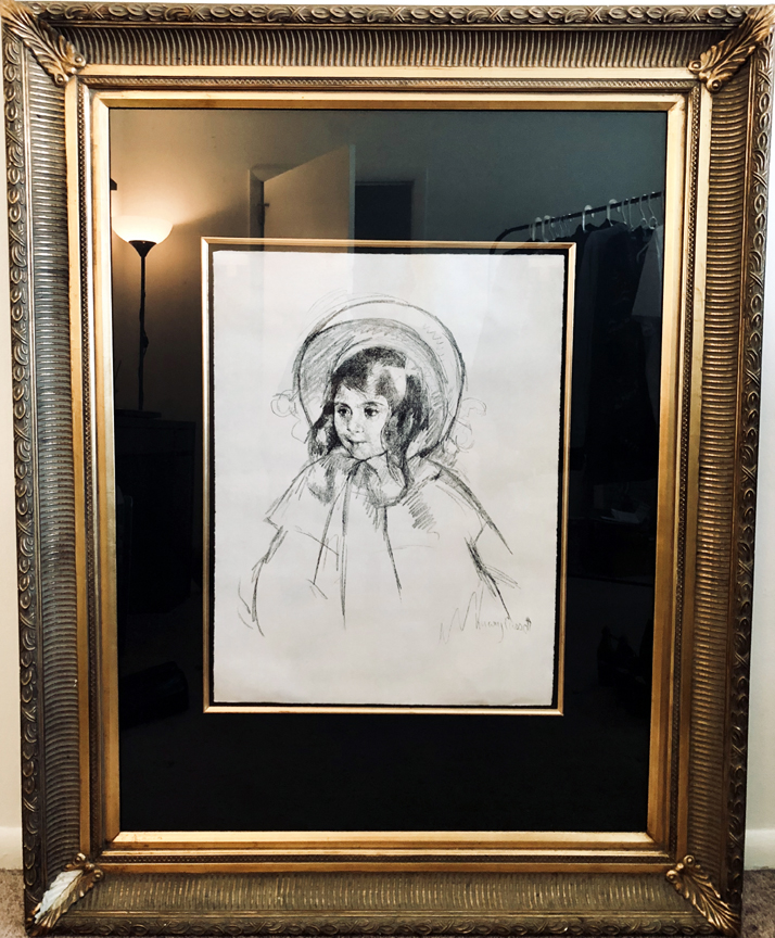 Mary Cassatt - Sara Wearing Her Bonnet and Coat - Limited Edition Lithograph