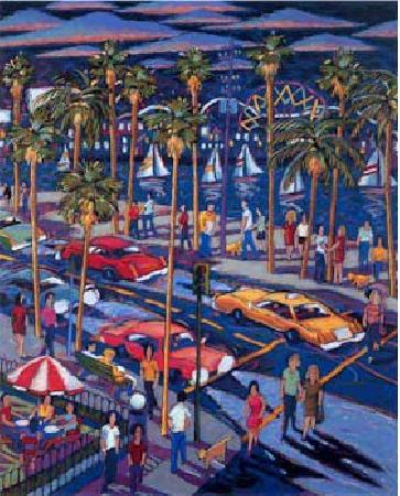 James Talmadge - Saturday Night - Limited Edition Serigraph
