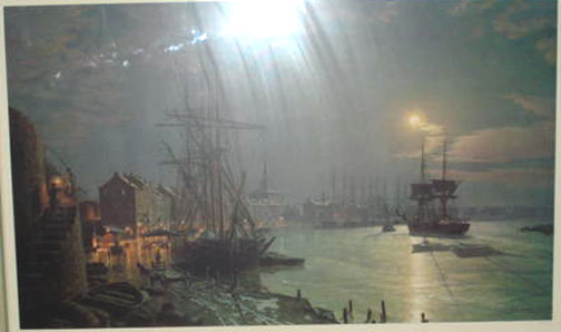John Stobart - Savannah Moonlight over the Savannah River in 1850 - Limited Edition Lithograph