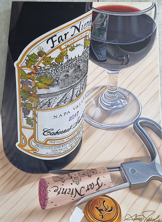 Scott Jacobs - Napa Niente - Original Painting - Acrylic on Canvas