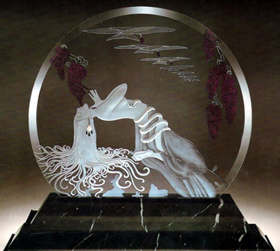 Erte - Vintage - Limited Edition Lucite Sculpture