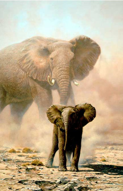 John Seerey-Lester - Amboseli Child - Limited Edition Lithograph