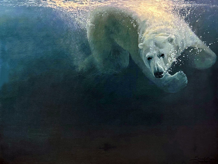 John Seerey-Lester - Polar Impact - Limited Edition Lithograph