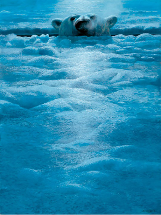 John Seerey-Lester - Polar Lookout - Limited Edition Giclee Canvas
