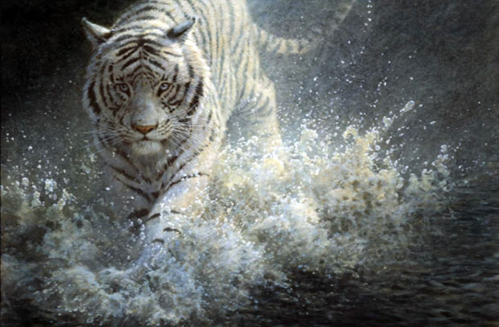 John Seerey-Lester - White Lightning - Limited Edition Lithograph