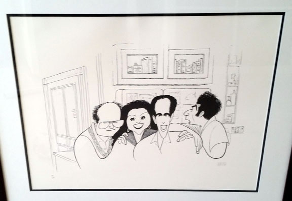 Al Hirschfeld - Seinfeld Finale - Limited Edition Lithograph