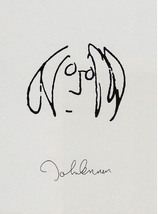 John Lennon - The Beatles Years Lyrics Portfolio - Limited Edition Serigraph