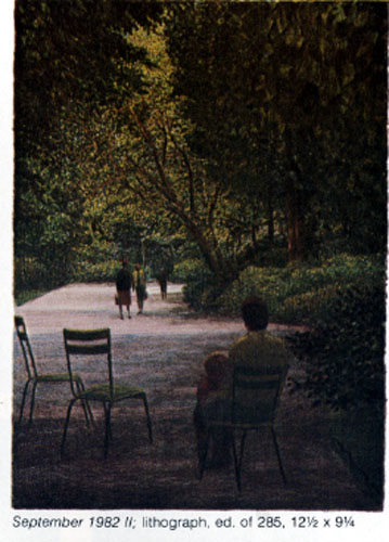 Harold Altman - September 1982 II - Limited Edition Lithograph