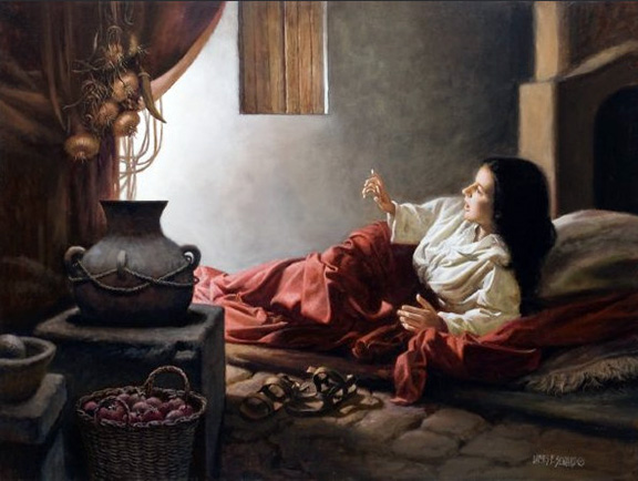 James Seward - Blessed Among Women - Limited Edition Fine Art on Canvas