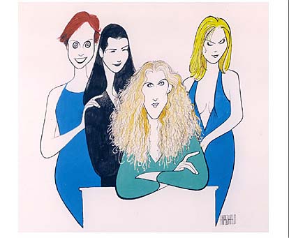 Al Hirschfeld - Sex And The City - Limited Edition Lithograph