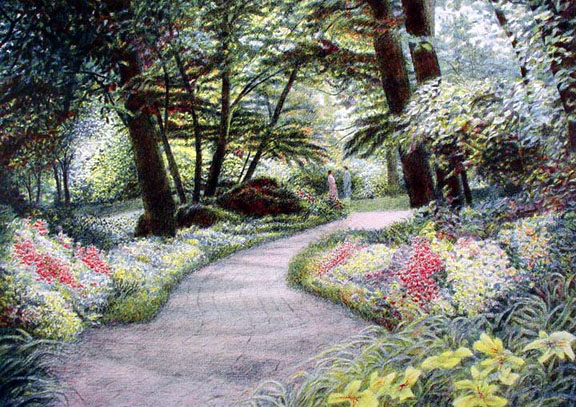 Harold Altman - Shaded Path - Limited Edition Lithograph