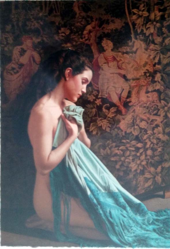 Douglas Hofmann - Shawl And Tapestry - Limited Edition Lithograph