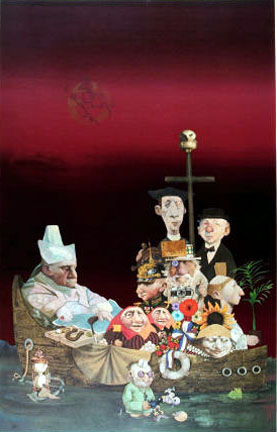 Charles Bragg - Ship of Fools - Limited Edition Lithograph