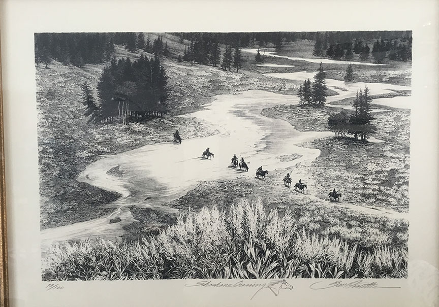 Bev Doolittle - Shoshone Crossing, Always Greener, With Forces of Nature and Slipped Knot - Limited Edition Lithograph
