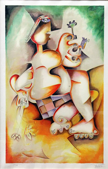 Alexandra Nechita - Show Me You Care About Tomorrow - Limited Edition Lithograph
