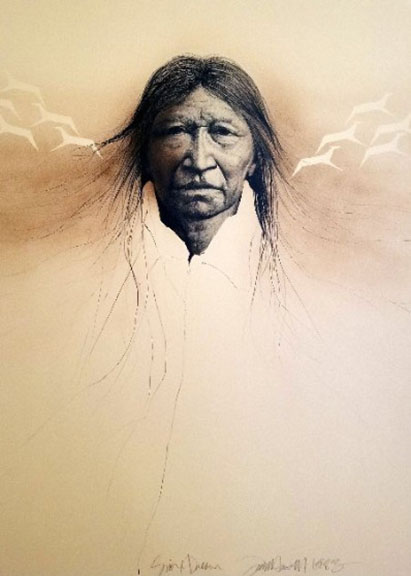 Frank Howell - Sioux Dreams - Limited Edition Lithograph
