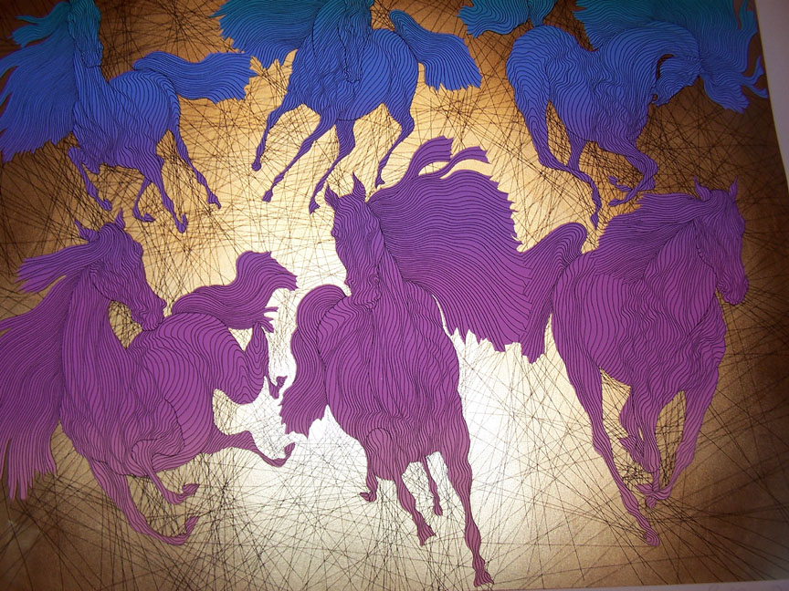 Guillaume Azoulay - Six Chevaux - Limited Edition Serigraph 