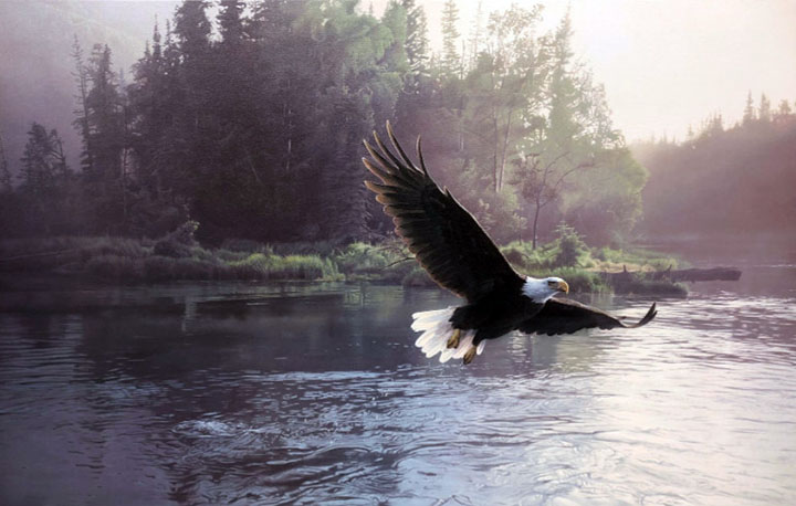 Daniel Smith - Forever Free - Limited Edition Lithograph on Canvas