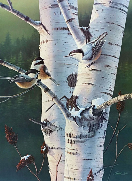 Daniel Smith - Woodland Encounter - Limited Edition Lithograph