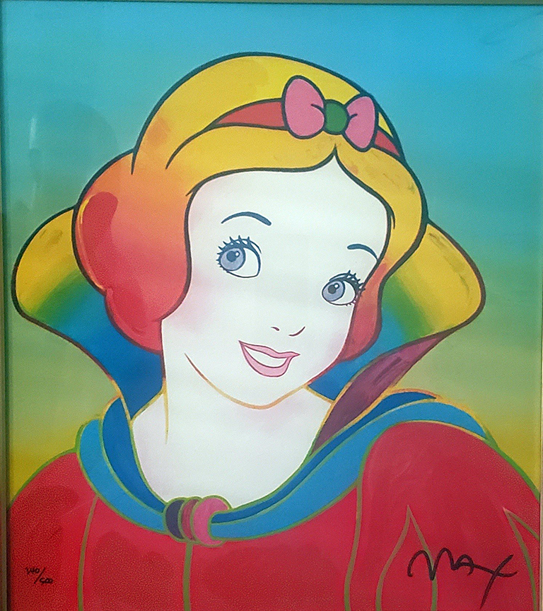 Peter Max - Snow White - Limited Edition Serigraph