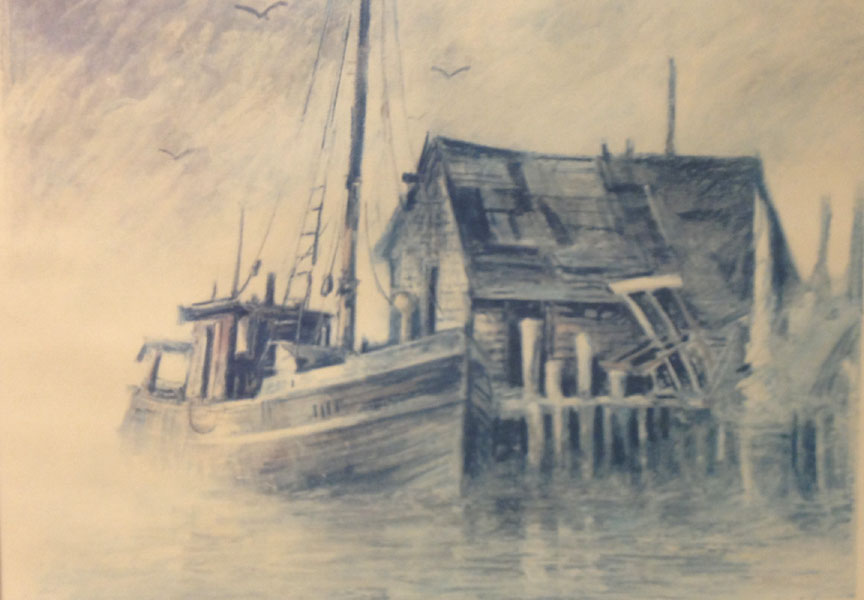 John Kelly - Snug Harbor Ii - Limited Edition Lithograph