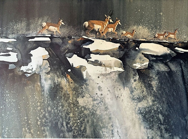 Morten Solberg - Antelope Ridge - Limited Edition Lithograph