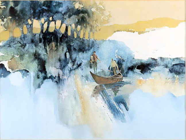 Morten Solberg - Chippewa Lake - Limited Edition Lithograph