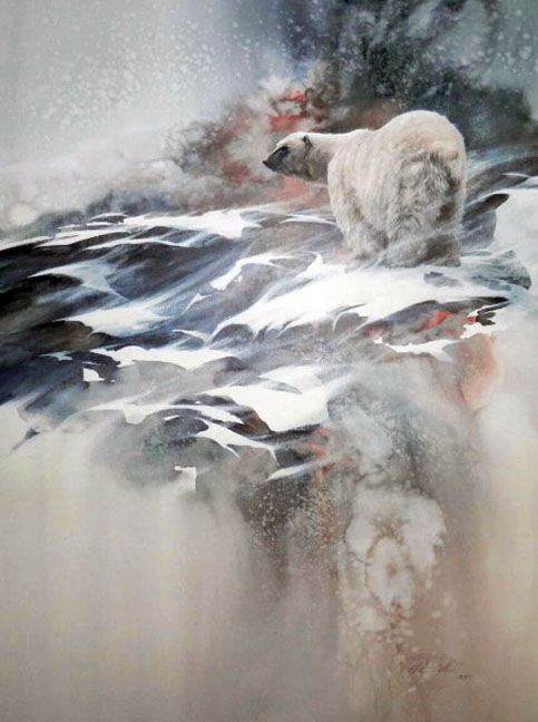 Morten Solberg - Ice Bear - Polar Bear - Limited Edition Lithograph