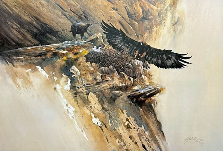 Morten Solberg - Monarch of the Sky - Golden Eagle - Limited Edition Lithograph