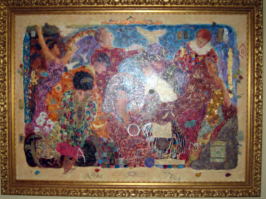 Roy Fairchild Woodard - Sound Of Moon - Limited Edition Serigraph on Canvas