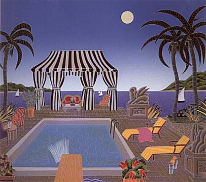 Thomas McKnight - South Ocean Blvd - Limited Edition Serigraph