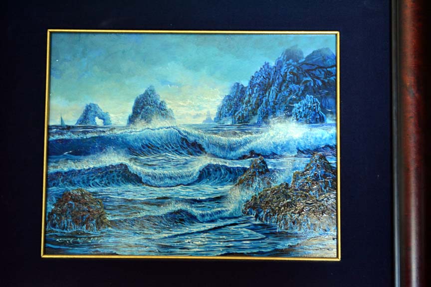 Robert Lyn Nelson - Southern Blue Storm - Original Painting - Acrylic on Panel