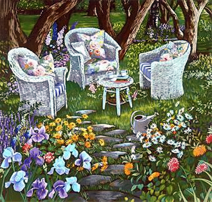 Susan Rios - Special Visit - Limited Edition Serigraph