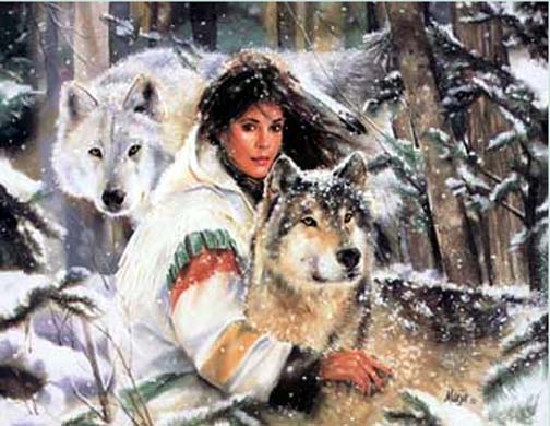  Maija - Spirit of the Wolf - Limited Edition Lithograph