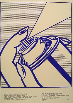 Roy Lichtenstein - Spray Can - Limited Edition Lithograph