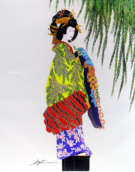 Hisashi Otsuka - Spring Enchantment - Limited Edition Mixed Media