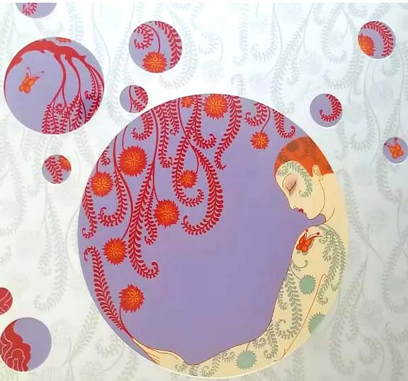  Erte - Spring Shadows - Limited Edition Serigraph