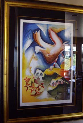 Alexandra Nechita - Sprinkle The Joy Of Peace - Limited Edition Lithograph on Wove Paper