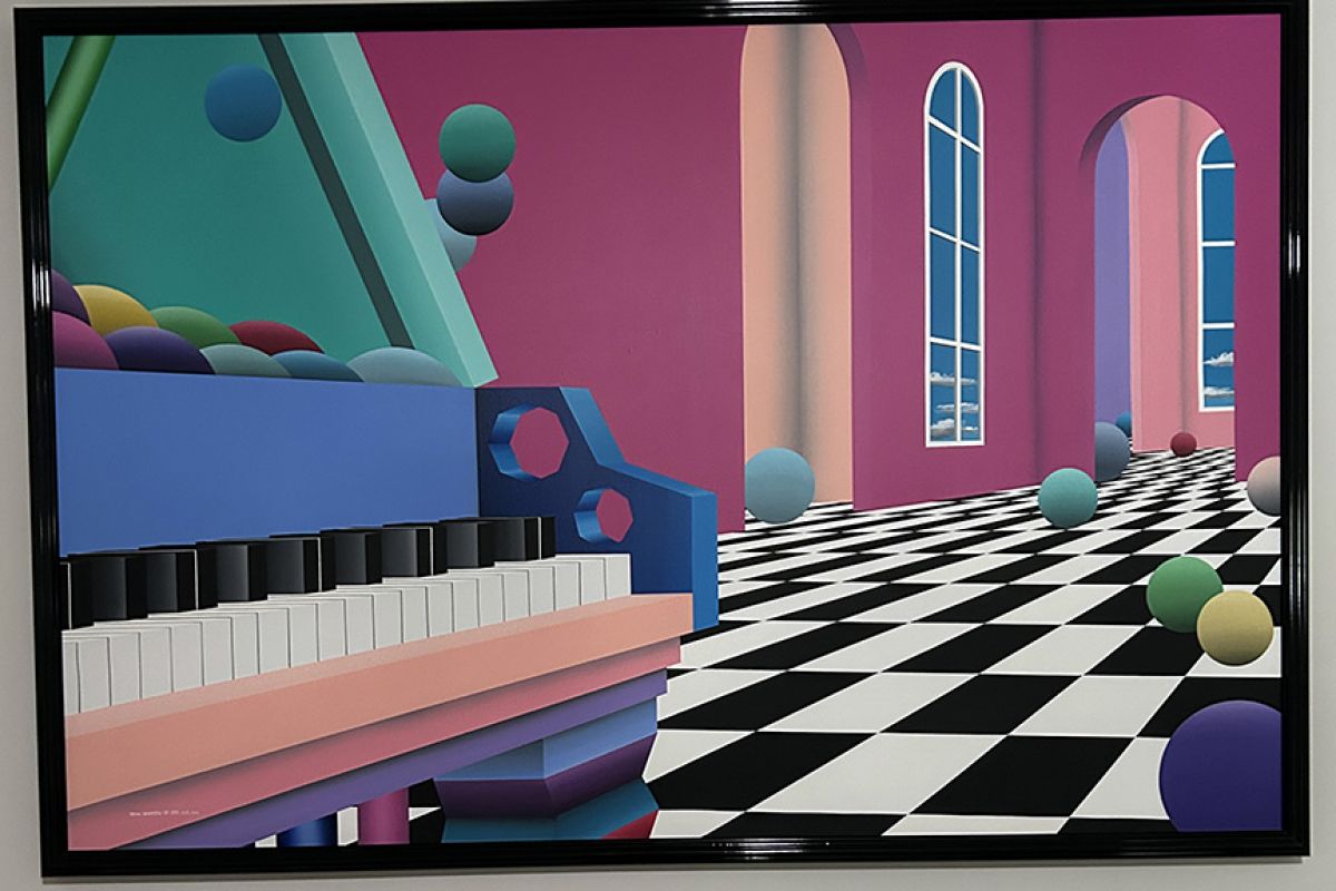 Stan Solomon - Grand Ballroom - Original Painting Acrylic on Canvas