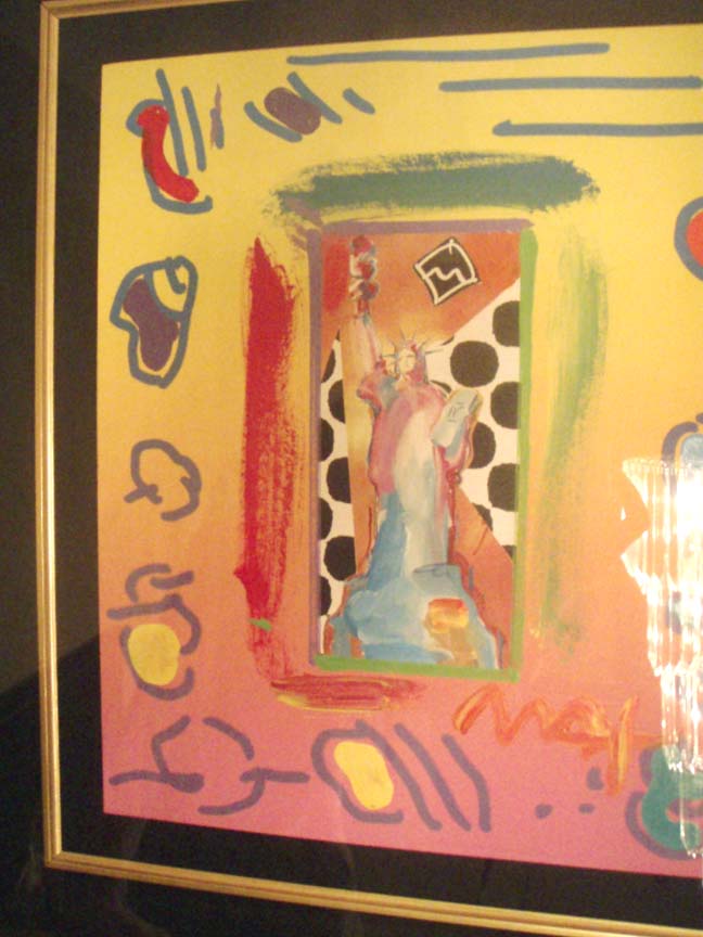 Peter Max - Statue Of Liberty Collage - Original Mixed Media / Acrylic / Collage on Paper