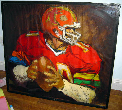 Stephen Holland - Steve Bartkowski - Original Painting - Acrylic on Panel