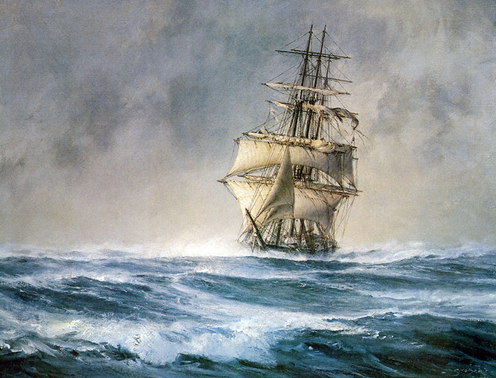 John Stobart - St Marys Approaching Cape Horn - Limited Edition Lithograph