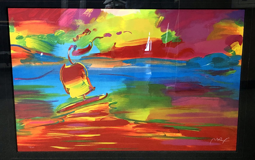 Peter Max - Stormy Sail - Limited Edition Serigraph