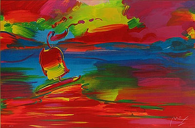 Peter Max - Stormy Sail - Limited Edition Serigraph